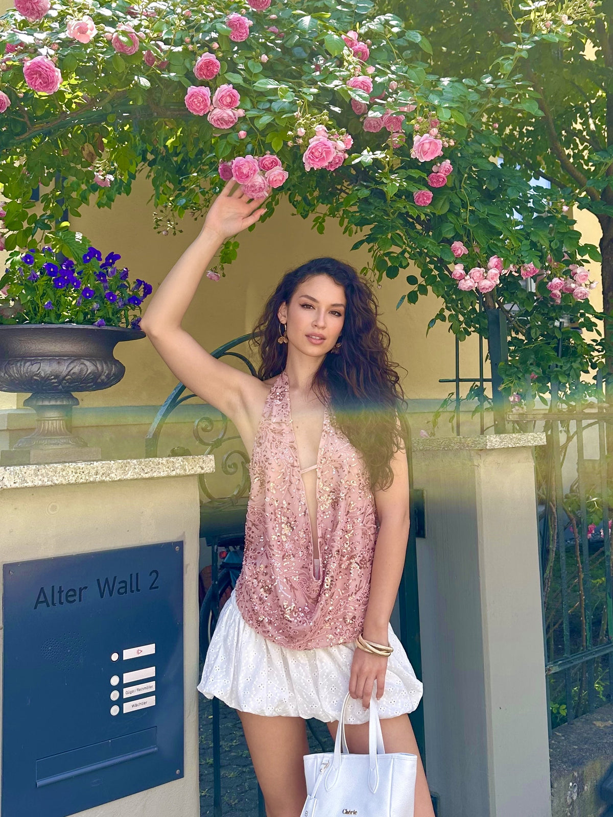 Blush Flame Top – Aksheya bluz, görsel 3