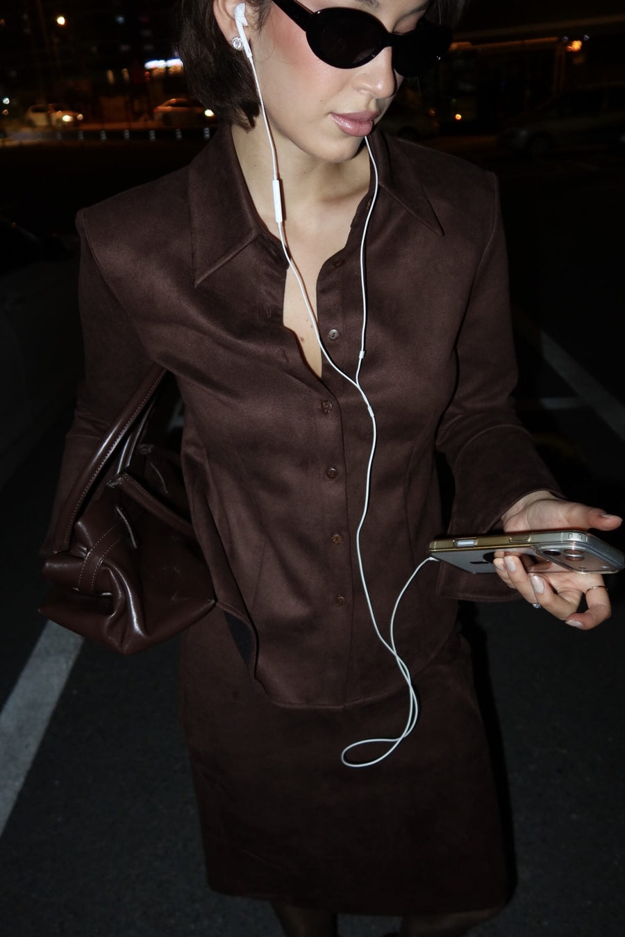 Dizzy Brown Shirt – Aksheya gömlek